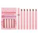 Glitter Eyeshadow Pencil Set - Stick Eyeshadow Pencil Long Lasting Cream Eyeshadow | 6pcs Eyeshadow Pen Two Tone Stick Eyeshadow