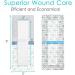 Waterproof Knee Replacement Bandage | 4x8 Inch Shower Protector | Hip Surgery Incision Cover (Pack of 14 - Buy Online on GoSupps.com