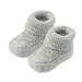 Royal Icon Baby Booties 0-3 Months Warm and Safe Baby Slippers Newborn Booties for Babies Baby Boys Girls Boots Soft Stylish Booties Ri403 0 Months Grey