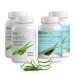 AloeCure Organic Aloe Vera Capsules Pack - 4 Pieces - 2 x Aloe Vera Capsules, 2 x Probiotics + Enzymes