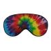 Colorful Tie Dye Sleep Mask for Women Adjustable Sleeping Eye Shades Cover with Elastic Strap
