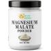 Herbs Botanica Magnesium Malate Powder Unflavored Magnesium Malate 8 oz Fine for DIY Blends, Smooth Mixing in Water, Juices, or Shakes Clean, No Fillers or Additives