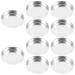 Mikikit Lot De 10 Palettes Rondes En Aluminium 20mm Pour Fards Paupi res Vides tuis Cosm tiques Diy Format Voyage Contenants Pratiques Pour Maquillage Des Yeux Et Organisation
