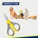 Professional Wepet Claw Scissors for Pets | Safe & Spicy Gray/Bumblebee Yellow | Ideal for Cats Dogs Kittens & Small Animals - Buy Online on GoSupps.com