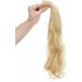 Long Straight Curly Clip in Ponytail Extension | Brown Black Blonde Hairpiece 17 - Dark Blonde Mix Bleach Blonde 17 inch - Buy Online on GoSupps.com