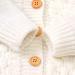Puseky Baby Knit Hooded Sweater Coat for 0-6 Months - Beige - Buy Online on GoSupps.com