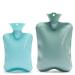 MAIES heat bottles/classic heat bottle 2-pack classic hot water bottles made of rubber for 2 different sizes 2 liters/1 liter for keeping warm in winter suitable for Christmas