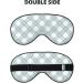 Daisy Plaid Blue Print Sleep Eye Mask - Soft Travel Eye Cover Blindfold with Elastic Strap for Comfortable Sleep - Buy Online on GoSupps.com