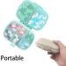 4 Pack Travel Pill Organizer - 8 Compartments Moisture-Proof & Portable Daily Medicine Case for Vitamins & Supplements - Buy Online on GoSupps.com