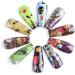 10 Sheets Halloween Nail Foil Transfers Stickers Pumpkin Spider Skull Ghost Witch Nail Decals Festival Party Supplies Decoration Manicure Tips Wraps. - Buy Online on GoSupps.com