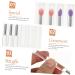 Baluue 16 Pcs Silicone Lip Brush Eyeshadow Brush Makeup Lipstick Lip Brush with Lid Bunny Ear Pearl Clip Pp - Buy Online on GoSupps.com