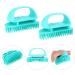 Goohochy Silicon Shampoo Brush for Women - Scalp Massager & Hair Cleaning Device - Blue 10.5x7x5.5cm - Ideal for Head Massage & Laundry Collector - Buy Online on GoSupps.com