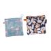 Heallily 2PCs Sanitary Pads bag Portable menstruation pads storage bag care pad holder wallet change bag make-up bag for travel outdoors outdoors