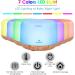 Miserwe 500ML Essential Oil Diffuser with Adjustable Mist Mode, Waterless Auto Shut-Off, Remote Control, 7 LED Light Colors - Perfect for Office, Home, Bedroom, and Living Room - Yellow - Buy Online on GoSupps.com