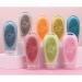 AuntYou Silicone Travel Refillable Bottle Set with Cleansing Brush - Portable Shampoo and Lotion Containers A Grayish Yellow - Buy Online on GoSupps.com