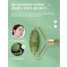 Natural Jade Roller & Gua Sha Set - Reduce Wrinkles Puffiness & Tighten Skin - Buy Online on GoSupps.com