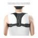 Back Adjustable Neck Brace Training Equipment Home Office Man Woman Posture Shoulder Support Correction Belt Black L - Buy Online on GoSupps.com