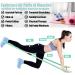 GAIYAH FITNESS Long Fabric Resistance Bands Set for Women - Pull Up & Stretch Bands with Handles in Green, Pink, Gray & Black - Buy Online on GoSupps.com