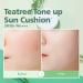 BRING GREEN Tea Tree Tone-up Sun Cushion SPF 50 | Zinc Oxide Sunscreen for Sensitive Skin | Redness Relief & Sebum Control - Buy Online on GoSupps.com