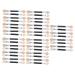 Ipetboom 40pcs Latex Eye Shadow Stick Eyeshadow Sponge Make up Kits Women Makeup Brush Double Sided Miss Tool