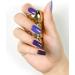 Kalolary Purple Gel Nail Polish Strips - 20 Stickers | Self-Adhesive, Full Wraps with Nail File | UV/LED Lamp Required - Buy Online on GoSupps.com