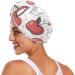 Red Cherry Bow & Daisy Flower Hair Towels - Super Absorbent Quick Dry 2 Pack | Hair Turbans for Women & Girls - Buy Online on GoSupps.com