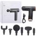 Vibration Relation Electrical Muscle Massage Device - Adjustable Mini Fitness Massager for Home & Gym (Black Button) | International Shipping - Buy Online on GoSupps.com
