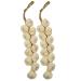 Alipis 12 Pcs Artificial Plants for Outdoors Garlic Hanging Artificial Home Decor Fake Carrots Vegetable Realistic Plant Indoor Artificial Trees for Outdoors Pendant Household White Child Whitex6pcs 11.45cmx6pcs