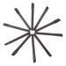 Hemoton 10 Pcs Eye Shadow Brush Sponge Makeup Brush Makeup Tool Women Eyeshadow Brush Cosmetic Brush