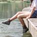 McBiuti Waterproof Rain Shoe Covers - Foldable Overshoes for Women/Men 5.5-6.5 - Gray/White Ankle Boots - Buy Online on GoSupps.com