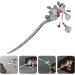 STOBOK 1pc Leaf Flower Metal Hair Stick Vintage Hair Forks Vintage Hair Accessories Vintage Hair Chopstick Chignon Pin Japanese Hair Accessories Hair Cape China Agate Women's Alloy - Buy Online on GoSupps.com