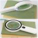 ES for Hobbies Reading Magnifier with 12 LED Lights Hand-held 30X Lens High-Definition Lighting Magnifier for Reading and Repairing Crafts Jewelry - Including AA Ba Better Life - Buy Online on GoSupps.com