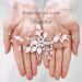 Unsutuo Silver Pearl Bridal Hair Comb | Wedding Hair Accessories for Women and Girls - Buy Online on GoSupps.com