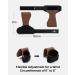 VINSGUIR Padded Weight Lifting Straps with Wrist Support - Gym Hand Straps for Men and Women (Pair) Brown - Buy Online on GoSupps.com