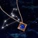 Women's Map Pendant Twelve Necklace Constellation Wild Necklace Simple Personality Clavicle Star Necklaces & Pendants Simulated Diamond Initial Necklace (E One Size)