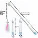 PETVERA Retractable Wand Cat Toy - Interactive Feather String Toy for Indoor Play - Best Teaser Laser Toy for Kittens - Blue Cat Fishing Stick - Buy Online on GoSupps.com