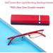 BILIZA Half Frame Reading Glasses - Lightweight Blue Light Blocking Readers for Men & Women - TR90 Rim with Case - 1.0X Red - Buy Online on GoSupps.com