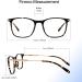 Firmoo Blue Light Blocking Computer Glasses Anti Eye Strain Headache UV Cut A-tortoise 0.0x - Unisex - Buy Online on GoSupps.com