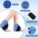 NEWGO Ankle Ice Pack for Injuries - 2 Pack Reusable Cold Pack for Surgery Recovery, Swelling, Plantar Fasciitis & Tendonitis - Blue (2pack) - Buy Online on GoSupps.com