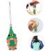 HOOTNEE Irish Festival Pendant Metal Key Ring Party Hanging Ornament Party Hanging Pendant Backpack Patrick Green 8x3.5cm - Buy Online on GoSupps.com