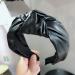 Pu Leather Girls Hairbands Middle Knotted Headbands Fashion Fur Headband Head Hoop Women Hair Accessories - Buy Online on GoSupps.com