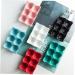Healeved 6 Egg Holder for Fridge Cutlery Drawer Organiser Food Ceramic Egg Holder Egg Rack Non-slip Egg Grid White 14.5x9.5x3.2cm - Buy Online on GoSupps.com