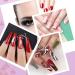 200Pcs Long Nail Forms for Acrylic & Gel Nails - Durable Extension Tips with Numbered Stickers - Buy Online on GoSupps.com