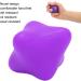 Buy Purple Hexagonal Silicone Reaction Ball - Portable Coordination & Speed Trainer - Buy Online on GoSupps.com