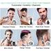 FYOBOT Men's Beard Trimmer Cordless Hair Clipper Waterproof Body Nose Ear Cutting Shaver USB Rechargeable LED Display - Buy Online on GoSupps.com