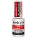 Andreia Andreia 3-in-1 Professional UV & LED Nail Builder Gel for Strengthening Nail or Extension - Self-Equalising Low Viscosity Formula - 15 ml Bottle - Glitter Pink