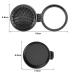 Serrale Folding Hair Brush Mini Round Comb with Mirror - Portable Travel Hairbrush for Women & Girls - Small Pocket Compact Comb for Gym, School, Camping - Black - Buy Online on GoSupps.com