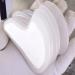 Heart-Shaped Guasha Board for Face Massage | White Synthetic Scraper for Skin Lifting & Body Massage - Shop Internationally - Buy Online on GoSupps.com