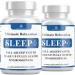 Relaxation Sleep Aid Natural Non-Habit Forming Sleep Supplement Developed to Support for Longer & Better Sleep Chamomile Magnesium Melatonin Ashwagandha GABA Drug-Free (120 Count)