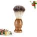 Fomiyes Men's Shaving Brush - Premium Wooden Beard & Hair Brush for Smooth Grooming - Buy Online on GoSupps.com